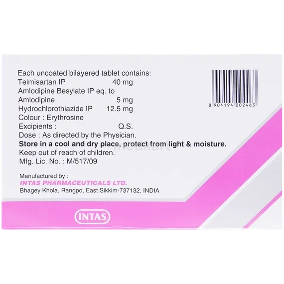 tah 40mg tablet 15's